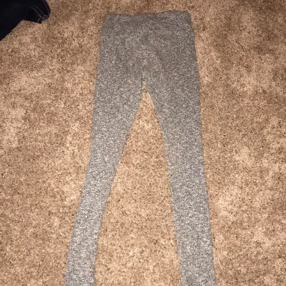 GREY HIGH WASITED LEGGINGS